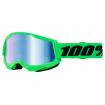 Μάσκα motocross 100%  STRATA 2 NEON GREEN/BLUE thumb