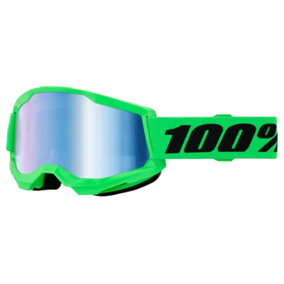 Μάσκα motocross 100%  STRATA 2 NEON GREEN/BLUE