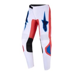 Παιδικό παντελόνι motocross ALPINESTARS FLUID GRID ORAN/BLUE