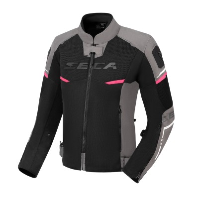 Γυναικείο μπουφάν μηχανής SECA AIRFLOW III FUCHSIA