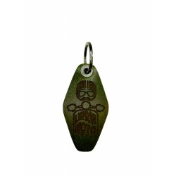 Μπρελόκ LINSONMOTO MOUSTACHE GREEN