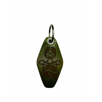 Μπρελόκ LINSONMOTO MOUSTACHE GREEN Μπρελόκ LINSONMOTO MOUSTACHE GREEN