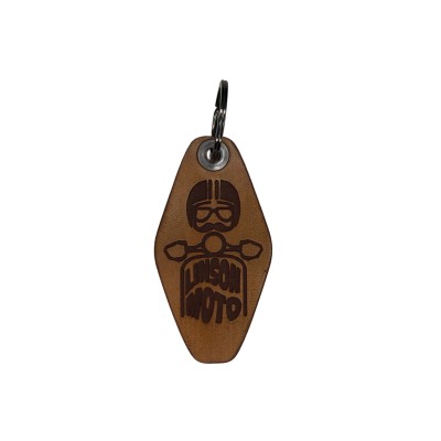 Μπρελόκ LINSONMOTO MOUSTACHE BROWN Μπρελόκ LINSONMOTO MOUSTACHE BROWN