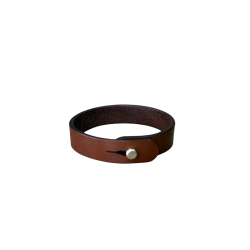 Βραχιόλι LINSONMOTO BROWN 19cm