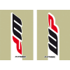 Προστατευτικά αυτοκόλλητα πιρουνιού WP BLACKBIRD RACING