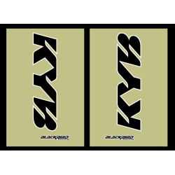 Προστατευτικά αυτοκόλλητα πιρουνιού KYB BLACKBIRD RACING Προστατευτικά αυτοκόλλητα πιρουνιού KYB BLACKBIRD RACING