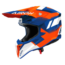 Κράνος motocross AIROH WRAAAP VISION ORANGE/BLUE GLOSS Κράνος motocross AIROH WRAAAP VISION ORANGE/BLUE GLOSS