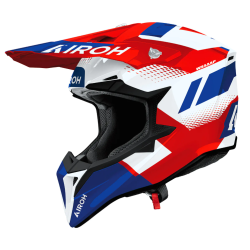 Κράνος motocross AIROH WRAAAP VISION RED/BLUE GLOSS Κράνος motocross AIROH WRAAAP VISION RED/BLUE GLOSS