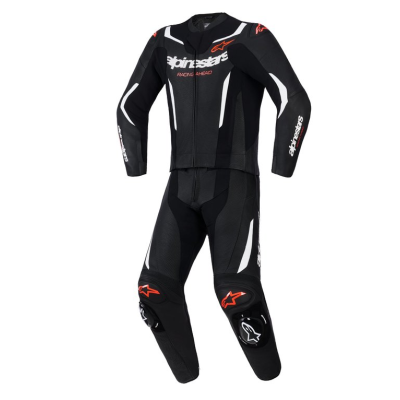 Δερμάτινη στολή αναβάτη ALPINESTARS 2PCS GP Force V2 Black/White/Fluo Red