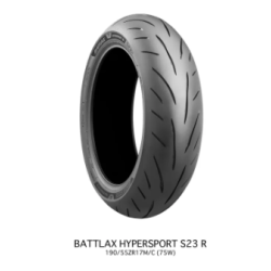 Λάστιχο μηχανής BRIDGESTONE Battlax Hypersport S23 Tire 190/55ZR 17 Λάστιχο μηχανής BRIDGESTONE Battlax Hypersport S23 Tire 190/55ZR 17