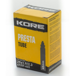 Σαμπρέλα ποδηλάτου KORE PRESTA 29 X 1.9/2.3 TUBE 48mm VALVE Σαμπρέλα ποδηλάτου KORE PRESTA 29 X 1.9/2.3 TUBE 48mm VALVE