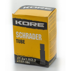 Σαμπρέλα ποδηλάτου KORE SHRADER 27.5 X 1.9/2.3 TUBE Σαμπρέλα ποδηλάτου KORE SHRADER 27.5 X 1.9/2.3 TUBE