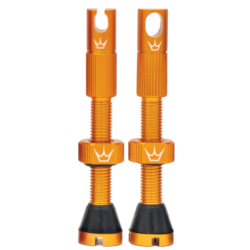 Βαλβίδα ελατικών ποδηλάτου Peaty's x Chris King (MK2) Tubeless Valves - 42mm / Mango