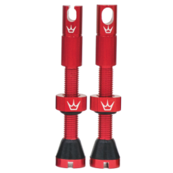 Βαλβίδα ελατικών ποδηλάτου Peaty's x Chris King (MK2) Tubeless Valves - 42mm / Red