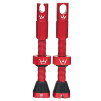 Βαλβίδα ελατικών ποδηλάτου Peaty's x Chris King (MK2) Tubeless Valves - 42mm / Red