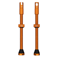 Βαλβίδα ελατικών ποδηλάτου Peaty's x Chris King (MK2) Tubeless Valves - 80mm / Mango Βαλβίδα ελατικών ποδηλάτου Peaty's x Chris King (MK2) Tubeless Valves - 80mm / Mango