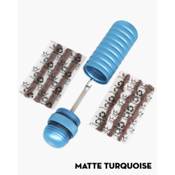 Κιτ επισκευής ελαστικού ποδηλάτου Peaty's Holeshot Tubeless Puncture Plugger Kit Matte Turquoise Κιτ επισκευής ελαστικού ποδηλάτου Peaty's Holeshot Tubeless Puncture Plugger Kit Matte Turquoise