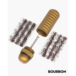 Κιτ επισκευής ελαστικού ποδηλάτου Peaty's Holeshot Tubeless Puncture Plugger Kit Bourbon Κιτ επισκευής ελαστικού ποδηλάτου Peaty's Holeshot Tubeless Puncture Plugger Kit Bourbon