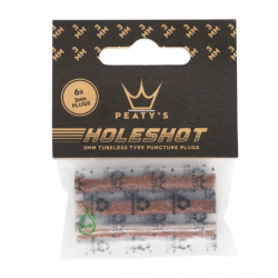 Κιτ βαλβίδες για ελαστικά ποδηλάτου Peaty's Tubeless Puncture Plugger Refill Pack (6x 3mm) Κιτ βαλβίδες για ελαστικά ποδηλάτου Peaty's Tubeless Puncture Plugger Refill Pack (6x 3mm)