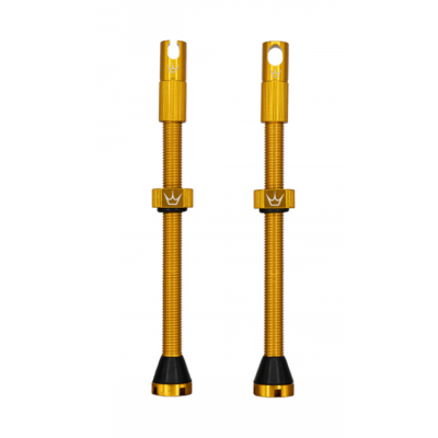 Βαλβίδα ελατικών ποδηλάτου Peaty's x Chris King (MK2) Tubeless Valves - 80mm / Gold