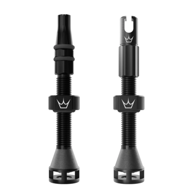 Βαλβίδα ελατικών ποδηλάτου Peaty's Holeshot Fast Flow Tubeless Valves - 42mm / Black