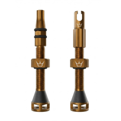 Βαλβίδα ελατικών ποδηλάτου Peaty's Holeshot Fast Flow Tubeless Valves - 42mm / Bourbon Βαλβίδα ελατικών ποδηλάτου Peaty's Holeshot Fast Flow Tubeless Valves - 42mm / Bourbon
