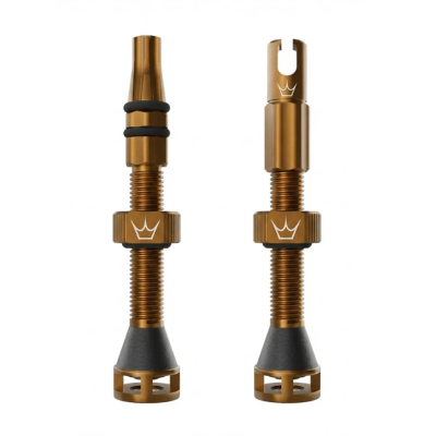 Βαλβίδα ελατικών ποδηλάτου Peaty's Holeshot Fast Flow Tubeless Valves - 42mm / Bourbon