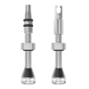 Βαλβίδα ελατικών ποδηλάτου Peaty's Holeshot Fast Flow Tubeless Valves - 42mm / Silver