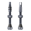 Βαλβίδα ελατικών ποδηλάτου Peaty's Holeshot Fast Flow Tubeless Valves - 42mm / Slate thumb