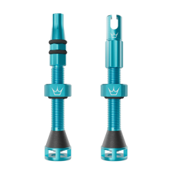Βαλβίδα ελατικών ποδηλάτου Peaty's Holeshot Fast Flow Tubeless Valves - 42mm / Turquoise Βαλβίδα ελατικών ποδηλάτου Peaty's Holeshot Fast Flow Tubeless Valves - 42mm / Turquoise