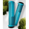 Χειρολαβές ποδηλάτου Peaty's Monarch Grip - Mushroom - Thin - Turquoise