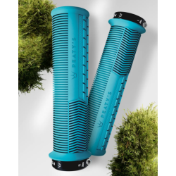 Χειρολαβές ποδηλάτου Peaty's Monarch Grip - Mushroom - Thin - Turquoise Χειρολαβές ποδηλάτου Peaty's Monarch Grip - Mushroom - Thin - Turquoise