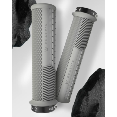 Χειρολαβές ποδηλάτου Peaty's Monarch Grip - Knurl - Thin - Slate
