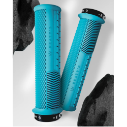 Χειρολαβές ποδηλάτου Peaty's Monarch Grip - Knurl - Thin - Turquoise