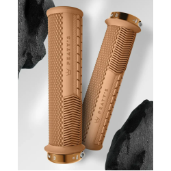 Χειρολαβές ποδηλάτου Peaty's Monarch Grip - Knurl - Thin - Gum