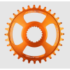 Δισκοβραχίονας ποδηλάτου BURGTEC Thick Thin Chainring για Shimano Direct Mount - 32T - Iron Bro Orange