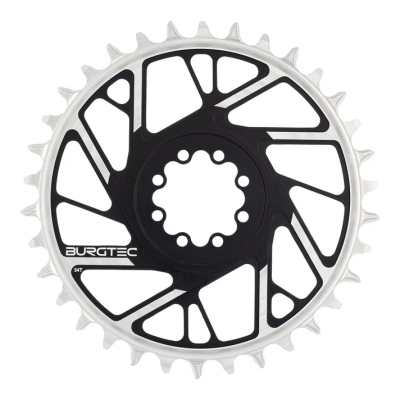 Δίσκος ποδηλάτου BURGTEC 3mm Offset Thick Thin Chainring για SRAM 8-Bolt - 34T - Burgtec Black