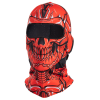 Κουκούλα προσώπου αναβάτη - μπαλακλάβα ICE2 SOLID SCULL RED