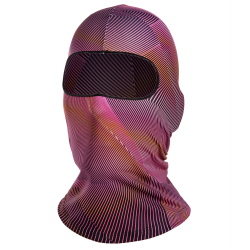 Κουκούλα προσώπου αναβάτη - μπαλακλάβα ICE2 SOLID PINK/ORANGE