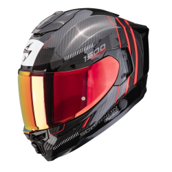 Κράνος μηχανής SCORPION EXO-1500 CARBON AIR ZITY Black-Red Κράνος μηχανής SCORPION EXO-1500 CARBON AIR ZITY Black-Red