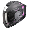 Κράνος μηχανής SCORPION EXO-1500 CARBON AIR ZITY Matt Black-Pink