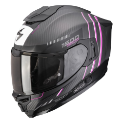 Κράνος μηχανής SCORPION EXO-1500 CARBON AIR ZITY Matt Black-Pink