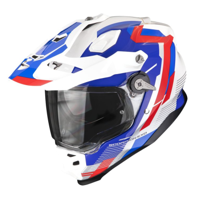 Κράνος μηχανής SCORPION ADF-9000 AIR PATROL White-Blue-Red Κράνος μηχανής SCORPION ADF-9000 AIR PATROL White-Blue-Red