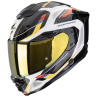 Κράνος μηχανής SCORPION EXO-1500 AIR SLEEK White-Blue-Yellow