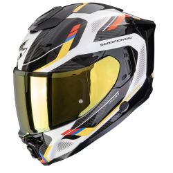 Κράνος μηχανής SCORPION EXO-1500 AIR SLEEK White-Blue-Yellow Κράνος μηχανής SCORPION EXO-1500 AIR SLEEK White-Blue-Yellow