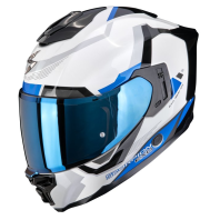 Κράνος μηχανής SCORPION EXO-1500 AIR ARENA White-Blue
