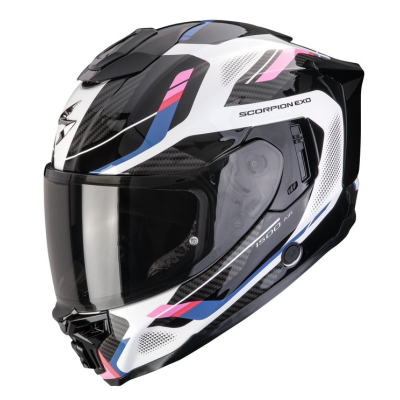 Κράνος μηχανής SCORPION EXO-1500 AIR SLEEK white-Black-Pink Κράνος μηχανής SCORPION EXO-1500 AIR SLEEK white-Black-Pink