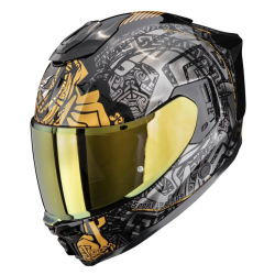 Κράνος μηχανής SCORPION EXO-1500 AIR APUS Black-Grey-Gold Κράνος μηχανής SCORPION EXO-1500 AIR APUS Black-Grey-Gold