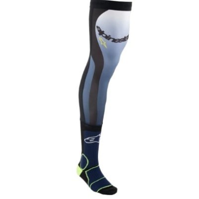 Κάλτσες motocross ALPINESTARS KNEE BRACE NAV/YL Κάλτσες motocross ALPINESTARS KNEE BRACE NAV/YL