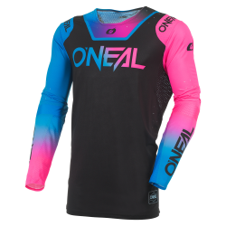 Μπλούζα motocross O'NEAL PRODIGY FIVE SIX V.27 BLACK/NEON PINK Μπλούζα motocross O'NEAL PRODIGY FIVE SIX V.27 BLACK/NEON PINK